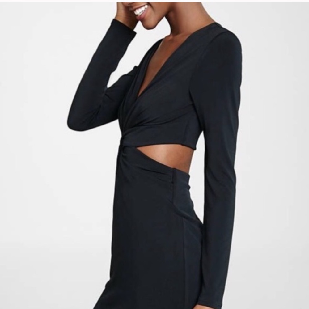 Express cut out dress